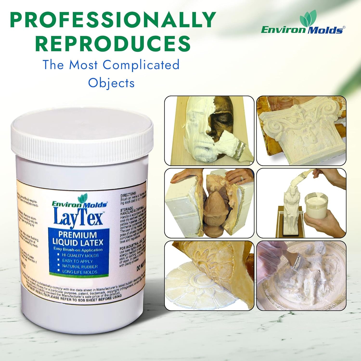 Liquid Latex Mold Making Rubber 16-Oz.