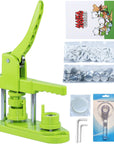 Button Maker Machine 58Mm - (3Rd Gen) Installation-Free 58Mm(2.25In) DIY Pin Badge Button Maker Press Machine Badge Punch Press with Free 100Pcs Button Parts&Pictures&Circle Cutter&Magic Book