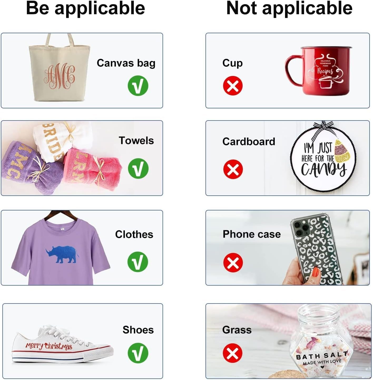 HTV Black and White Heat Transfer Vinyl Rolls, 12&quot; X 20Ft HTV Iron on Vinyl for Shirts, Black &amp; White Vinyl for Cricut, Cameo, Heat Press Machines (2 Rolls 12 Inches X 10 Feet Each)