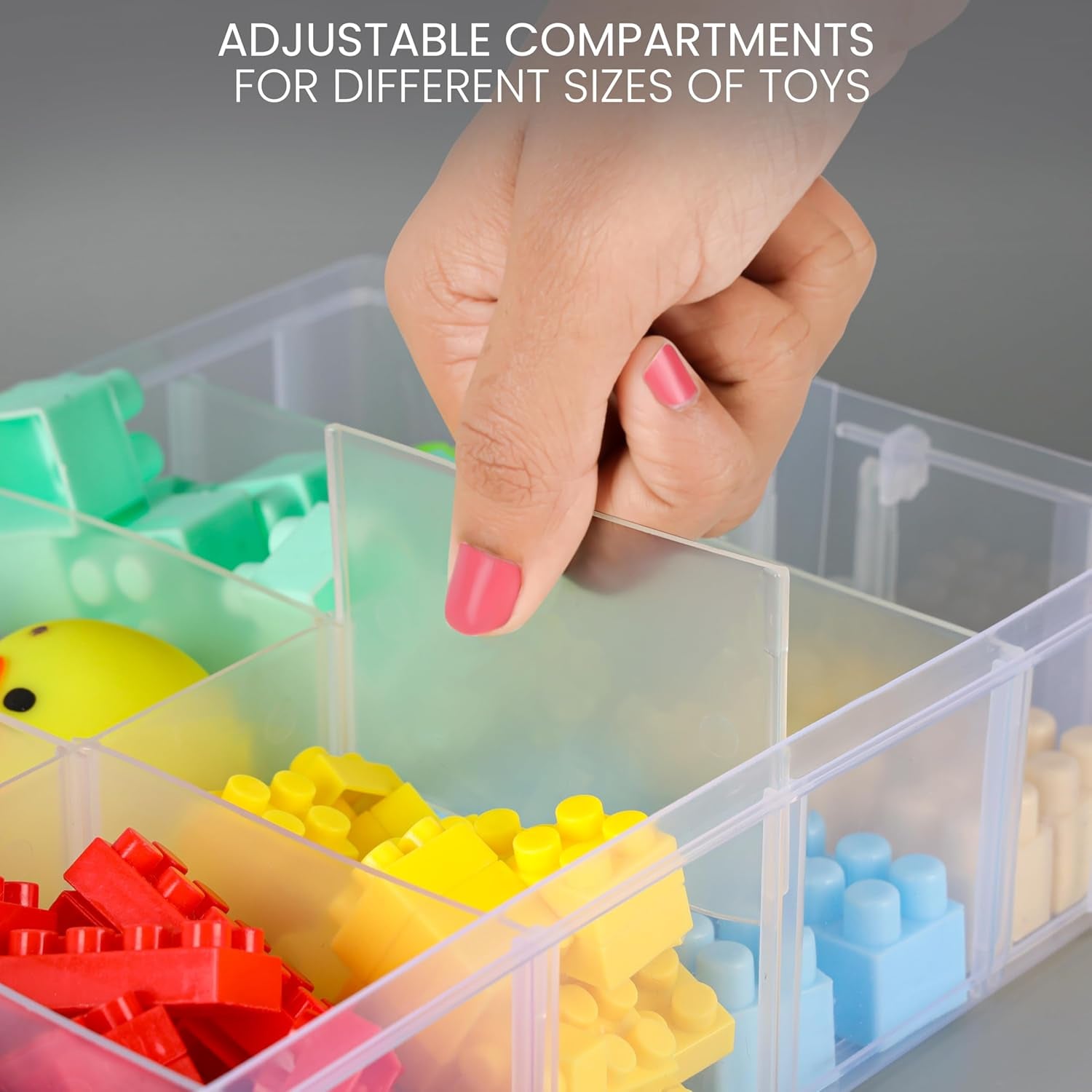 3 Layer Stackable Storage Container 30 Adjustable Compartments - Stackable Storage Box for Hot Wheels, Toys, Jewelry, Beads, Arts, Crafts, Washi Tape, - Sewing Box, Sewing Accessories Organizer