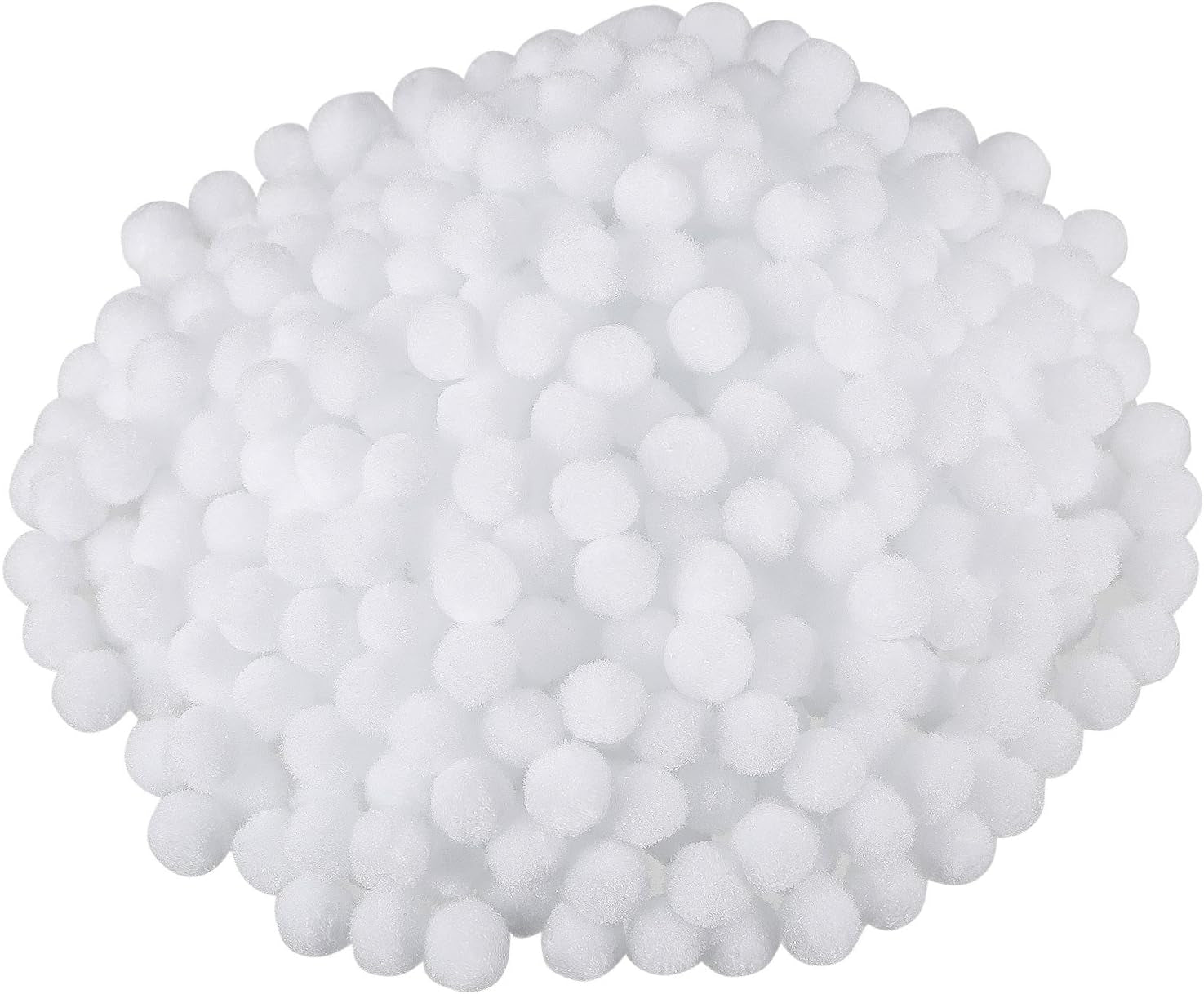 500 Pcs 0.5 Inch Polypropylene Pompoms for Craft Making, Small Pom Poms Balls Art and Craft DIY Decorations(Green)
