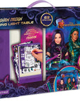 Disney Descendants 3 Fashion Design Tracing Light Table for Girls - 9-Piece Set with Sketchbook, Stickers, Tracing Pages, Light-Up Table - Creative Drawing Kit, Perfect Gift for Ages 8+