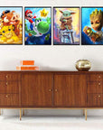 12 Pack Diamond Painting Kits for Adults 5D DIY Diamond Art Kit Paint with round Full Drill Diamonds for Beginners Gem Paintings Art for Home Wall Decor Gifts(12X16 Inch)