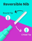 10 Fine Tip Liquid Chalk Markers for Chalkboard Signs, Blackboard, Window, Labels, Bistro, Glass, Car (10 Pack 3Mm) - Wet Wipe Erasable Ink Chalk Board Markers, 3Mm Reversible Tip Chalk Pens