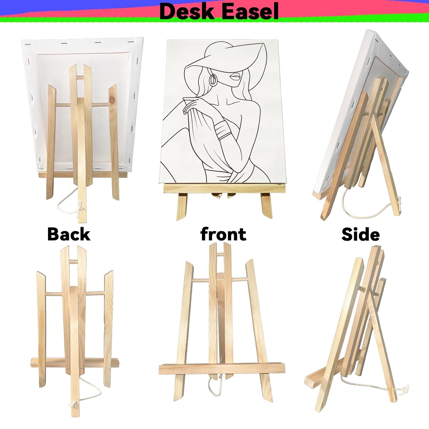 2 Pack Paint and Sip Canvas Painting Kit Pre Drawn Canvas for Painting for Adults Stretched Canvas Couples Games Date Night Shoe Crown Anniversary Gifts Couple Paint Party PLUS