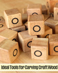 105 Pieces Wood Burning Tip Pyrography Wood Burning Tip Set Including Letter Number Symbol Wood Burning Tip for Wood Burner DIY Embossing Wood Burning Carving Crafts