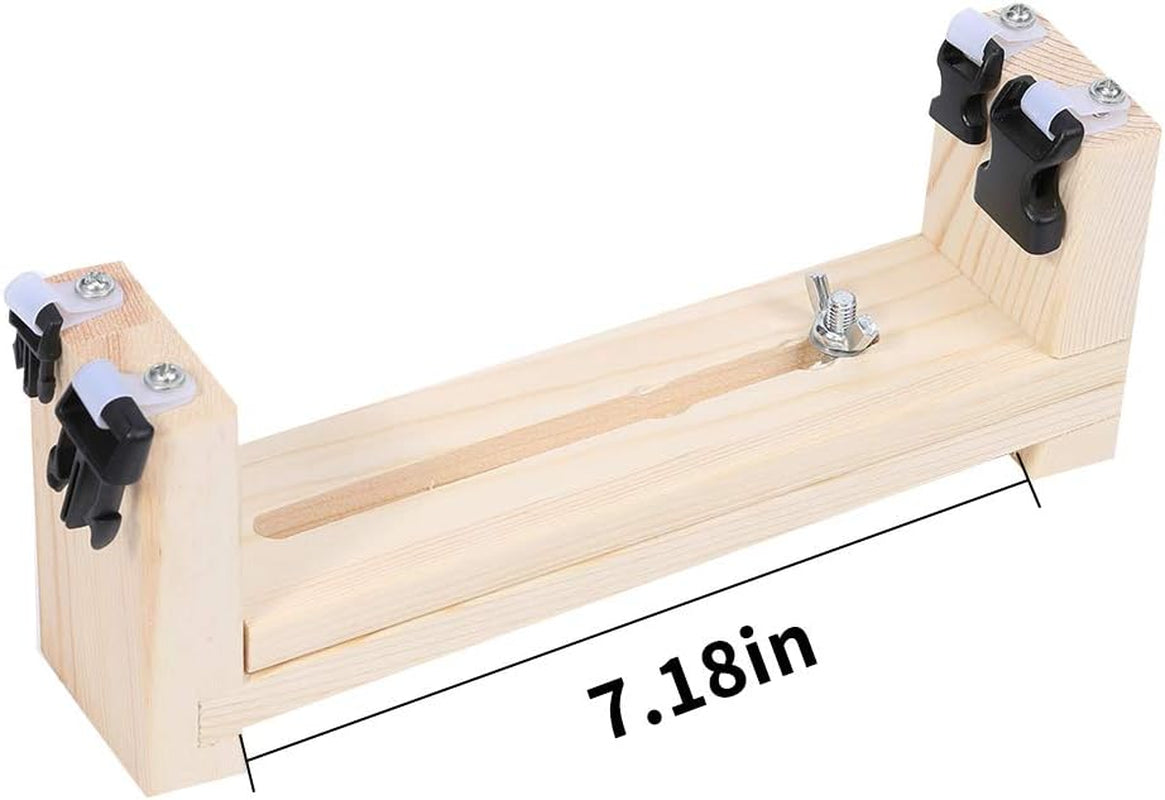 Adjustable Length Paracord Jig Bracelet Maker Wooden Frame-Paracord Braiding Weaving Craft Tool Kit, Wristband Maker