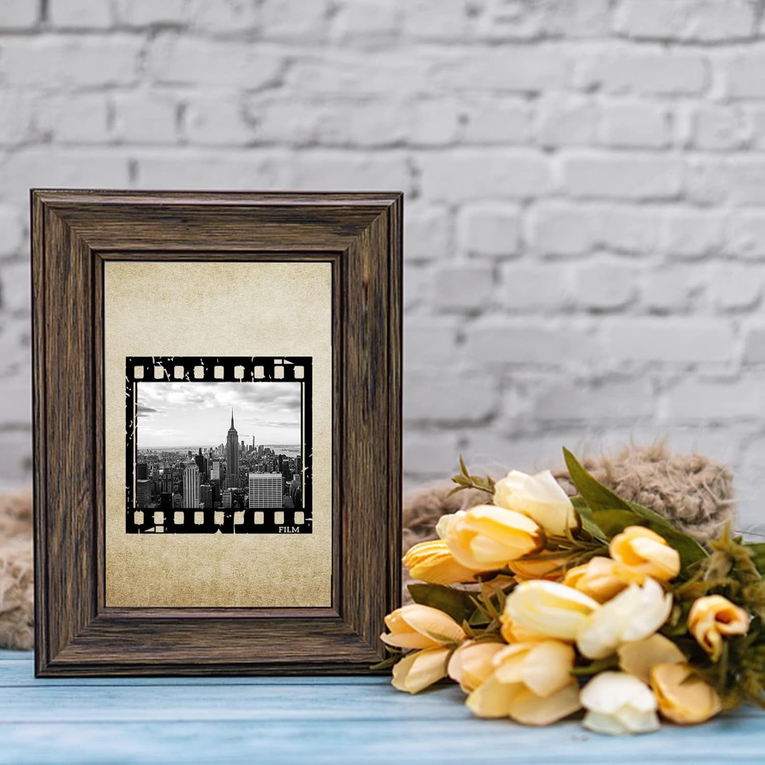 Film Reel Clear Stamp Vintage Film Style Transparent Silicone Stamp Cinematic Look Rubber Stamp for Scrapbook Journal Card Making