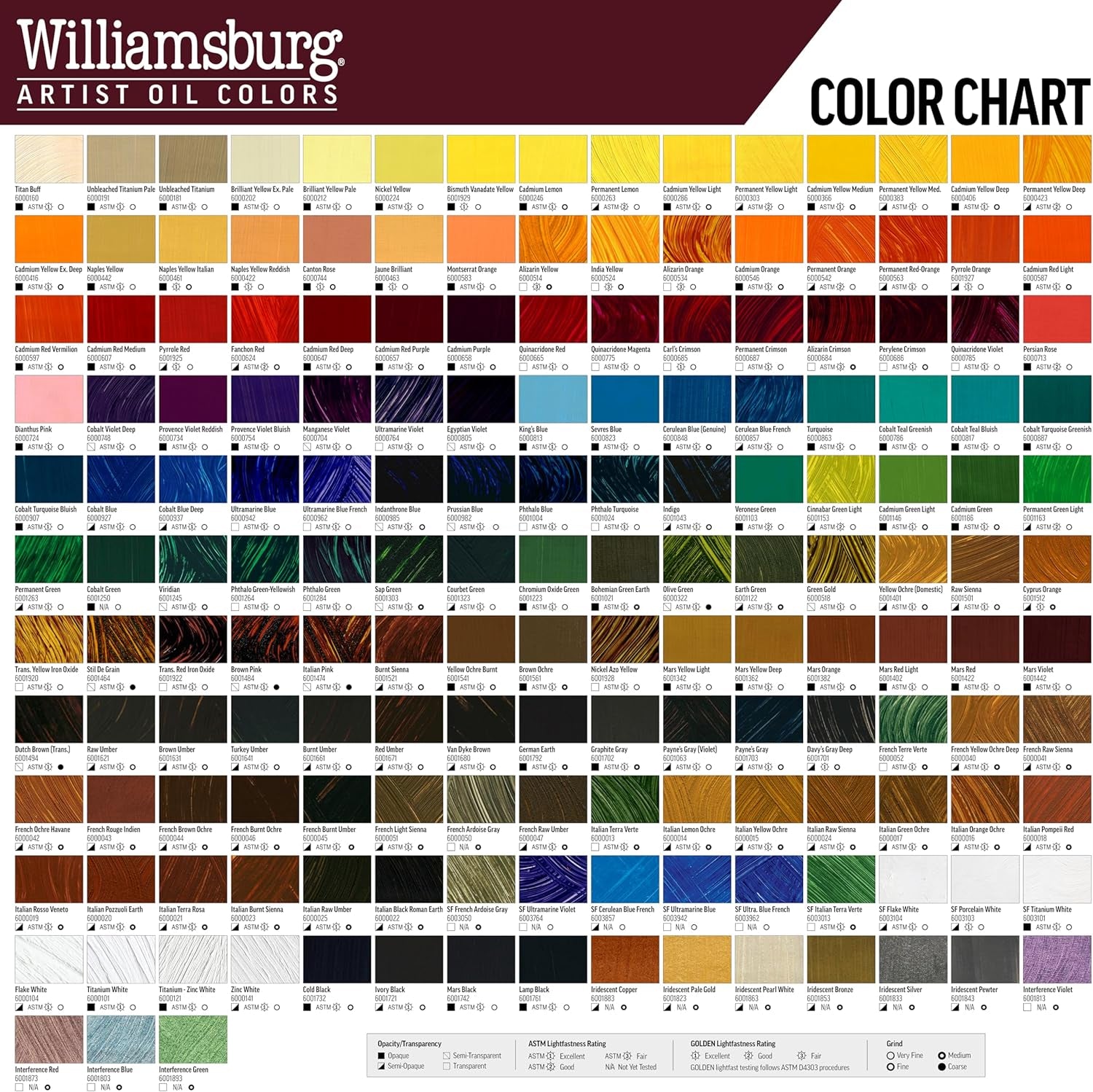 Artist Oil Colors by GOLDEN, Flake White, 37 Ml Tube, Professional Oil Paint, Semi-Opaque