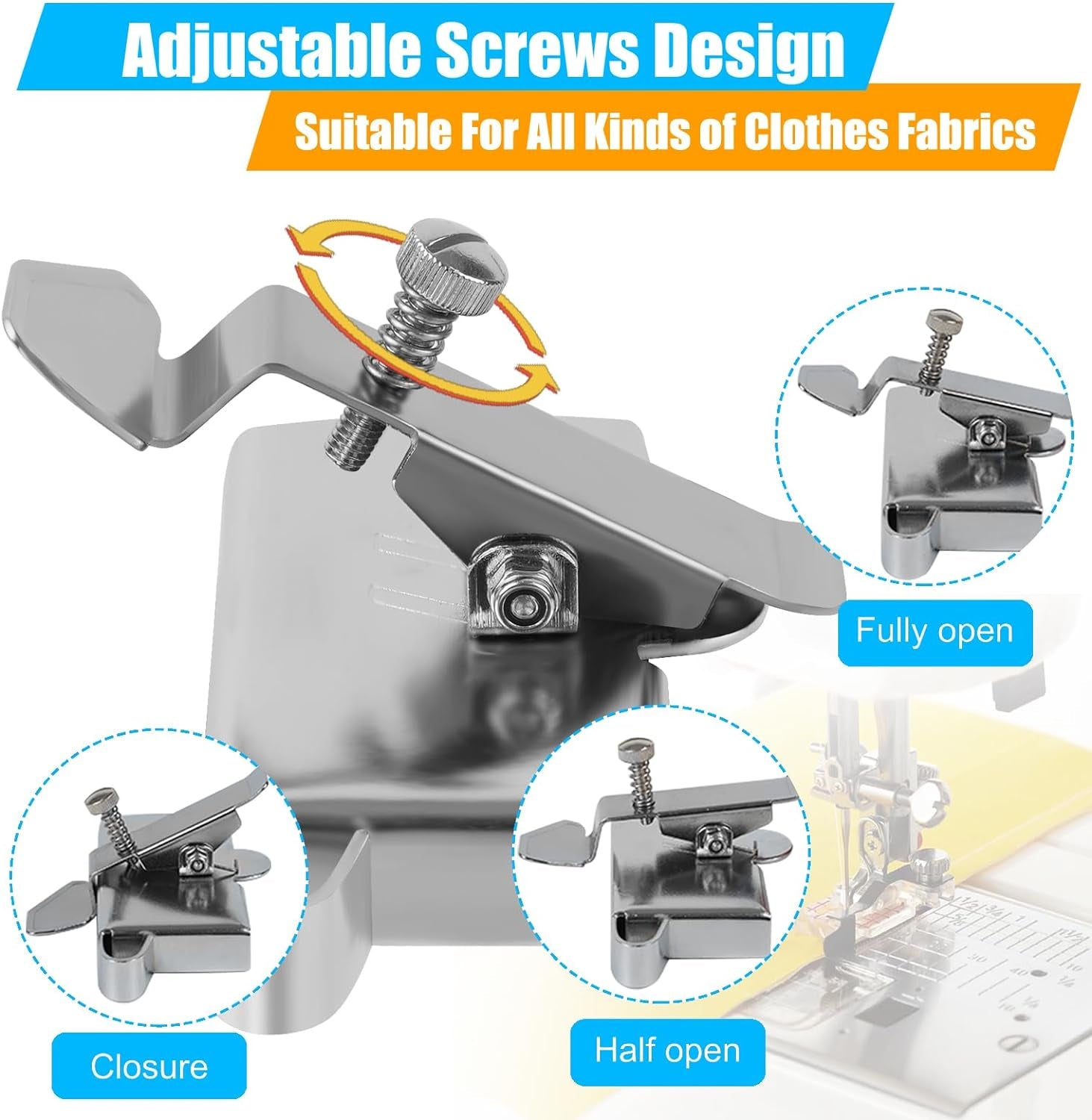 Magnetic Seam Guide, Magnetic Sewing Guide with Clip, Sewing Seam Guide, Universal Seam Guide, Multifunctional Hem Guide