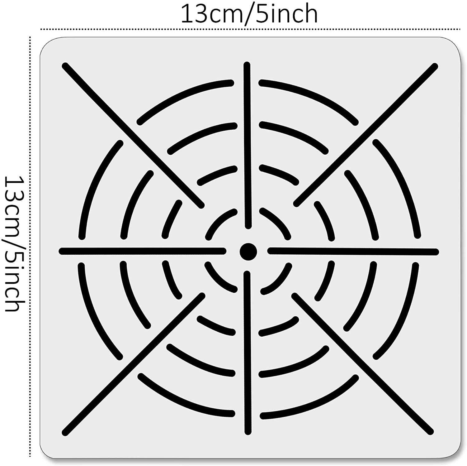 19Pcs Mandala Dotting Tools Set Pen Dotting Tools Mandala Stencil Ball Stylus Paint Tray for Painting Rocks, Coloring, Drawing and Drafting