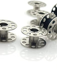 25 Pcs Metal Bobbins for Sewing Machine with Storage Box, a Class 15 Universal Bobbins in Case Compatible for Brother, Janome, Singer, Bernina, Toyata, Anime, Kenmore, Elna, Babylock by Lebeila
