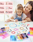 Friendship Bracelet Kit, 16800Pcs, 96 Colors Polymer Clay Beads & 24 Colors Glass Seed Beads, 400 Letters Beads，Bracelet Making Kit for DIY Jewelry Making&Friendship Bracelet Making