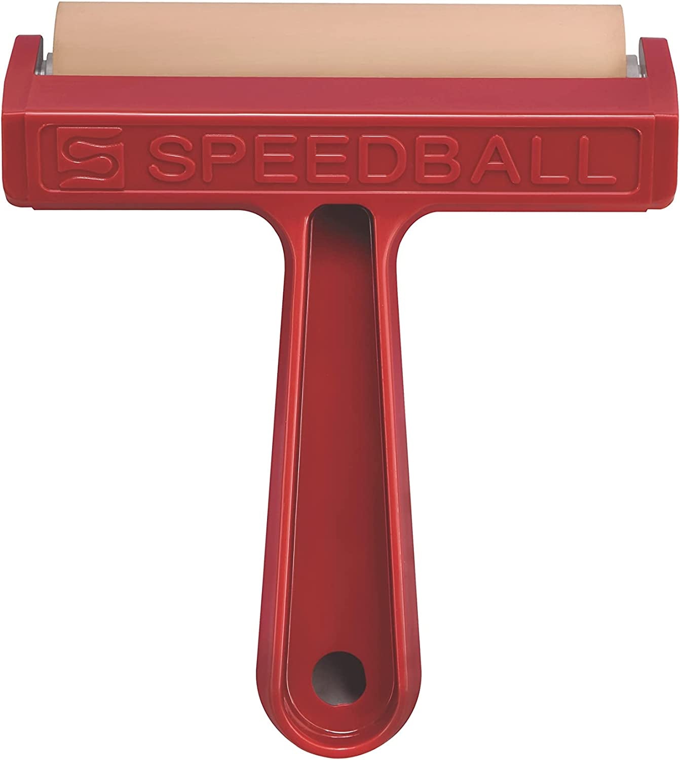 Pop-In Soft Rubber Brayer, 4-Inch for Block and Relief Printing