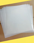 12 Sheets 7.5 Mil Mylar Sheet 12 X 12 Inch Milky Translucent PET Blank Stencil Making Sheet for Cricut, Silhouette, Cut Tool Template Material (7.5 Mil)