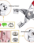 Snap Button Kit,Colorful Metal Snaps Buttons,Hollow and Solid Metal Prong Snaps Buttons with Setting Tool,Snap Button Fasteners Kit Perfect for DIY Crafts Clothesand Sewing.(9.5Mm)