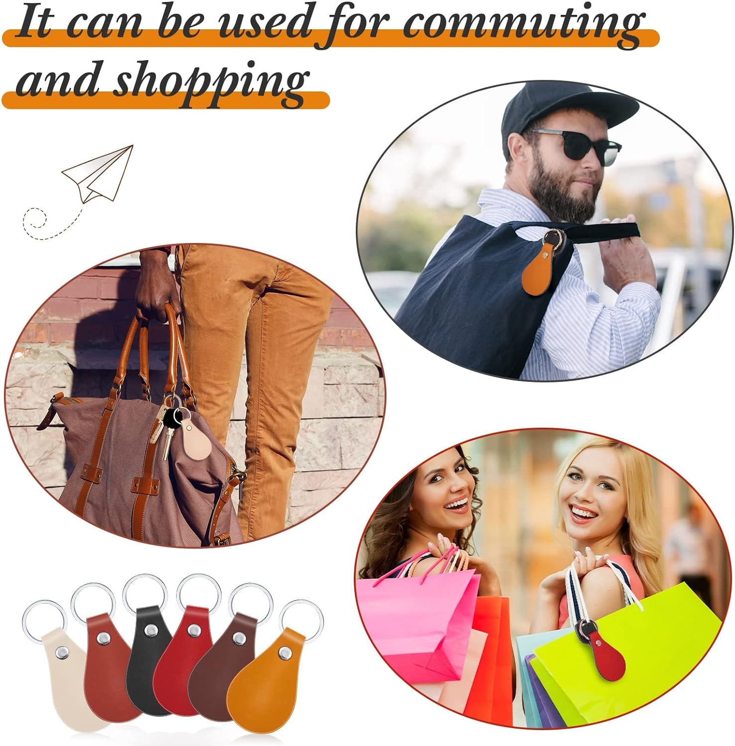 30 Pcs Leather Key Fob Kit for DIY Craft, PU Leather Key Fobs Blanks with Rivets and Key Rings for Laser Engraving Keychain Making Leather Working (Multi Colors)