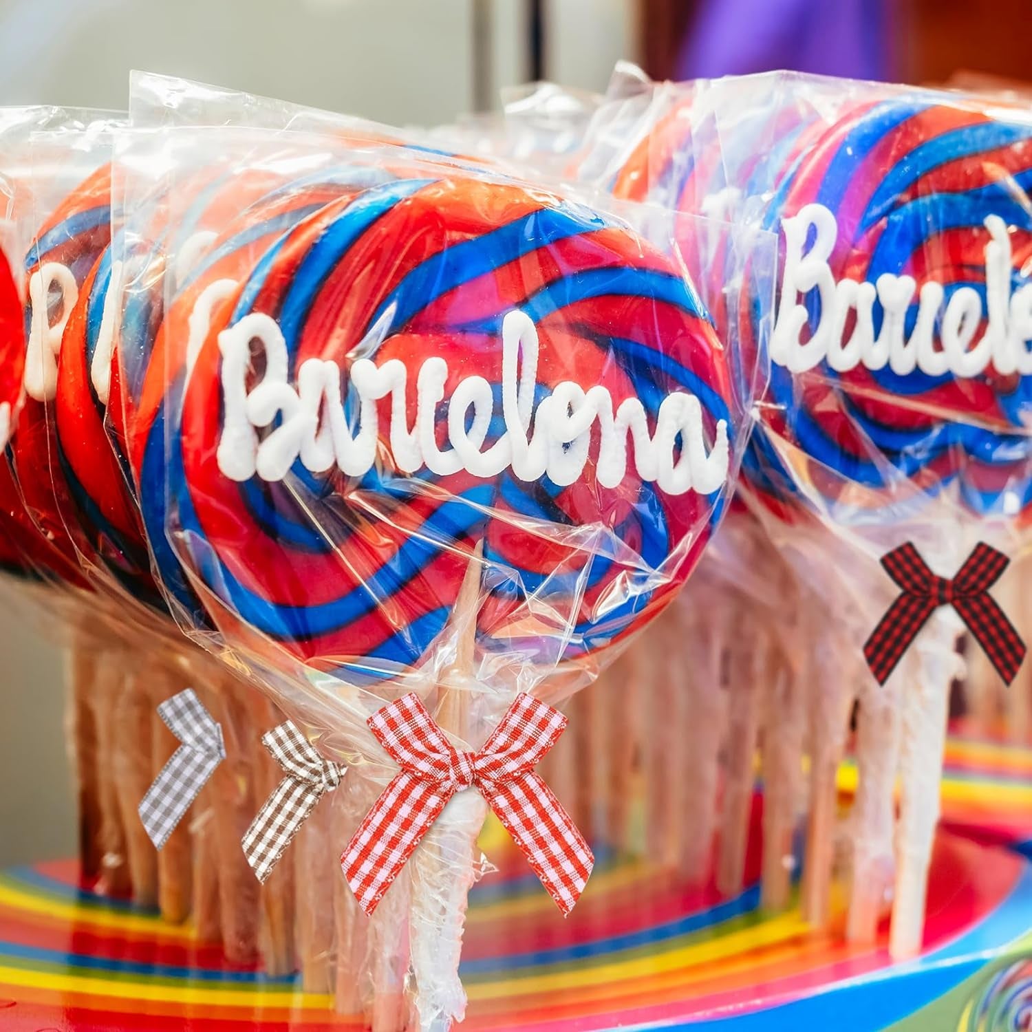 300 Pcs Mini Ribbon Craft Bows, Small Multicolor DIY Craft Tiny Bows for Presents Satin Decoration Bowknot for Gift Wrapping Hair Clip Flower Bouquet Wedding Birthday Sewing Scrapbooking (Plaid)