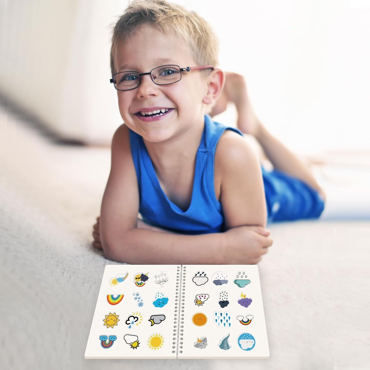 Reusable Sticker Book Collecting Album Sticker Storage Book for Adults Laser Style 35 Sheets A5 Size Release Paper Sticker Organizer Keeper (LS-1)
