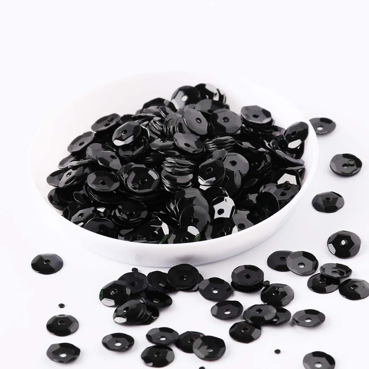 Cup Sequins Bagged Iridescent Spangles Craft Mixed 15 Colors 6Mm 7500Pcs Rainbow Sequin Bulk Assorted for DIY Arts Crafts Making by