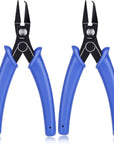 Split Ring Pliers for Jewelry Making,  Split Jump Ring Opener Tool Keychain Pliers for Opening Split Ring, Key Ring, Opening Pliers for Jewelry Making
