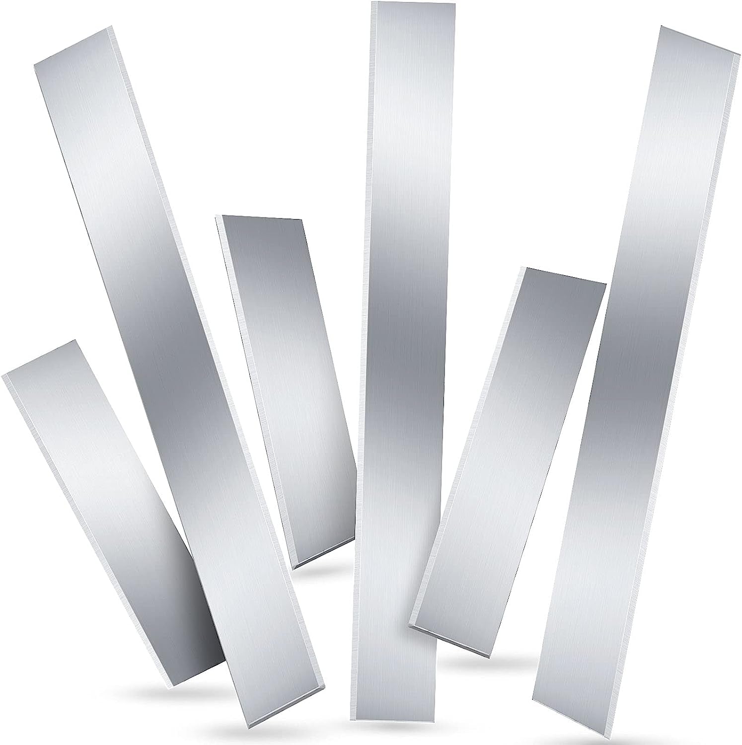 Flexible Polymer Clay Cutters 8 Inch 4 Inch Carbon Steel Blade Polymer Clay Cutting Slicing Tools for Clay DIY Shaping Modelling Sculpturing Supplies(12 Pieces)