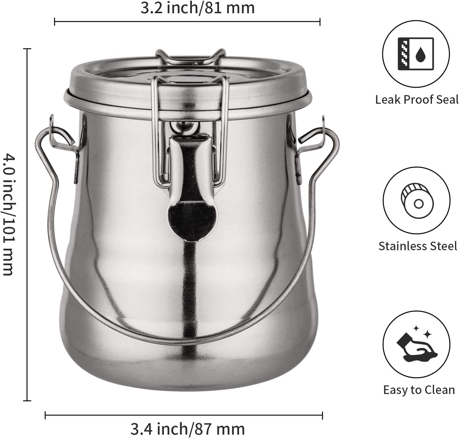 Paint Brush Washer, Airtight Stainless Steel Brush Cleaner for Painting (Medium)