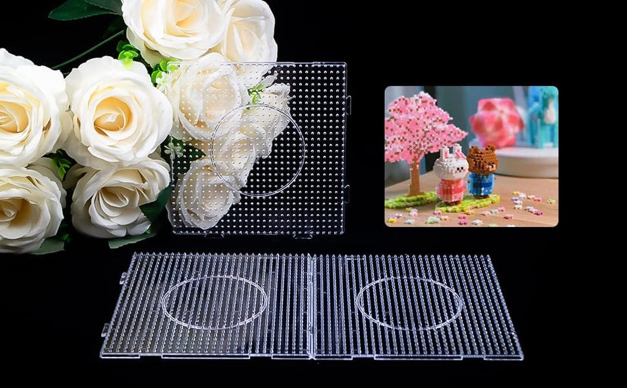 50Pcs Fuse Beads Ironing Paper, Square Clear Thermostability Ironing Papers, Fuse Beads Accessories for Beads Craft, 11.8X7.87In