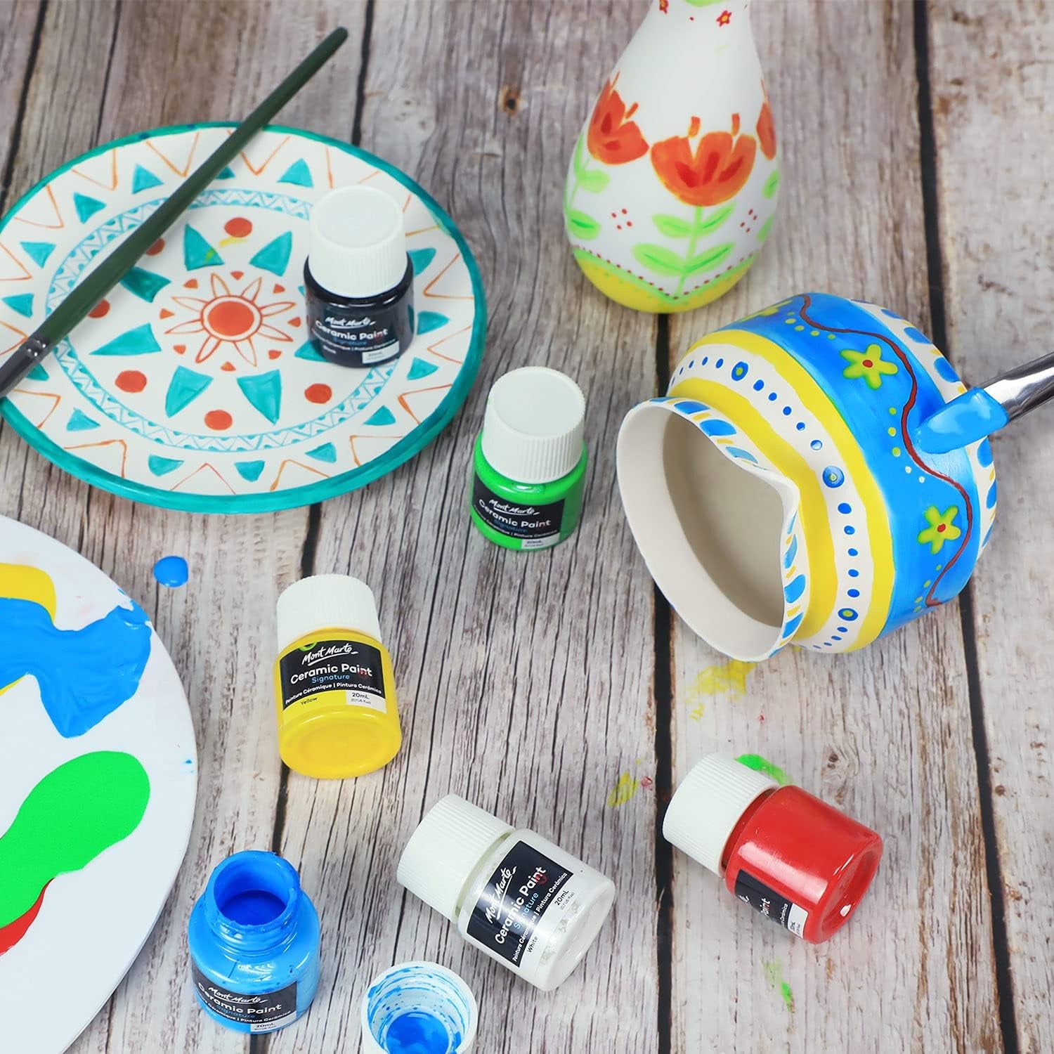 Ceramic Liquid Paint 6Pce X 20Ml
