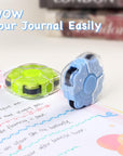 Bullet Journal Roller Stamps, 4 Different Patterns in 1 Craft Stamps for Toddlers, Kids, Planner, Journaling, Card Making, Scrapbook Supplies. Invite Your Creativity&Making It from Drab to Fab