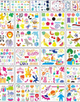 Stencil Drawing Kit for Kids, 25 Pcs Plastic Drawing Stencils with 400+ Shapes, Great Birthday Gift for Boy Girl