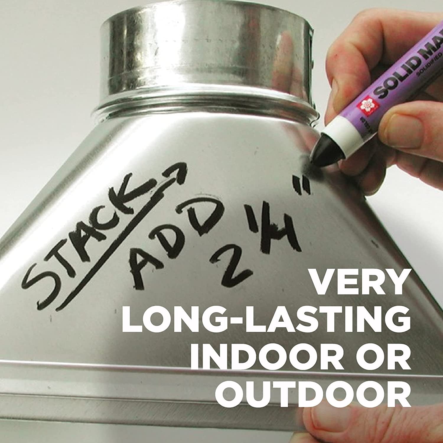 SAKURA Solidified Paint Solid Marker, 14 to 392 Degrees F, Fluorescent Yellow (46591)