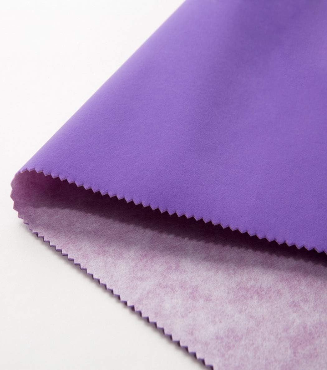 Self Adhesive Velvet Flock Liner for Jewelry Drawer Craft Fabric Peel and Stick(Purple), Soft Velvet Liner for Drawer DIY 17.7" X 117"