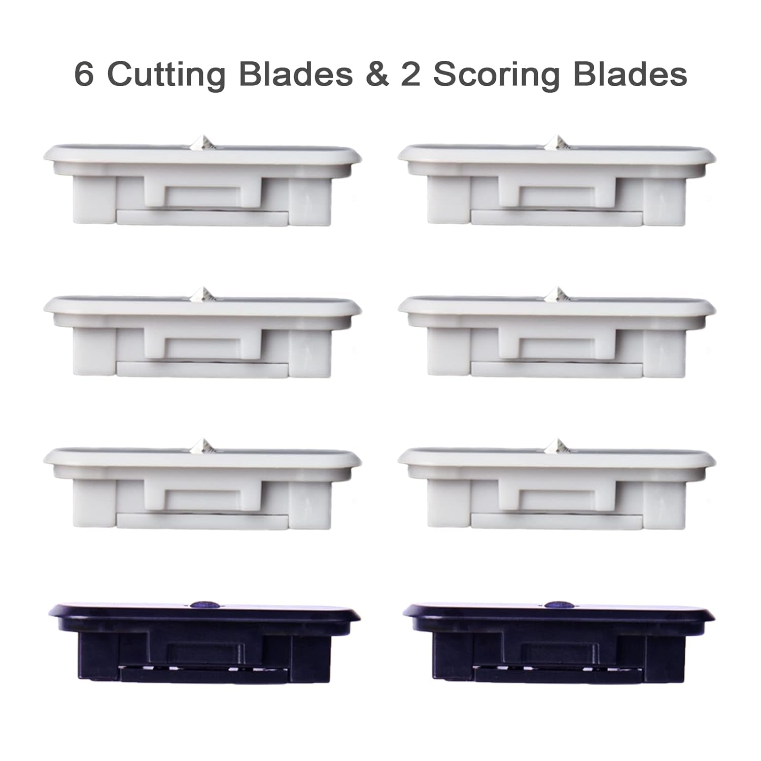 8 Pack Paper Cutter Replacement Blades for Cricut Portable Trimmer Replacement Blades for Cricut Cutter/Cricut Roll Holder/Xinart Paper Cutter(6 Cutting Blades &amp; 2 Scoring Blades)