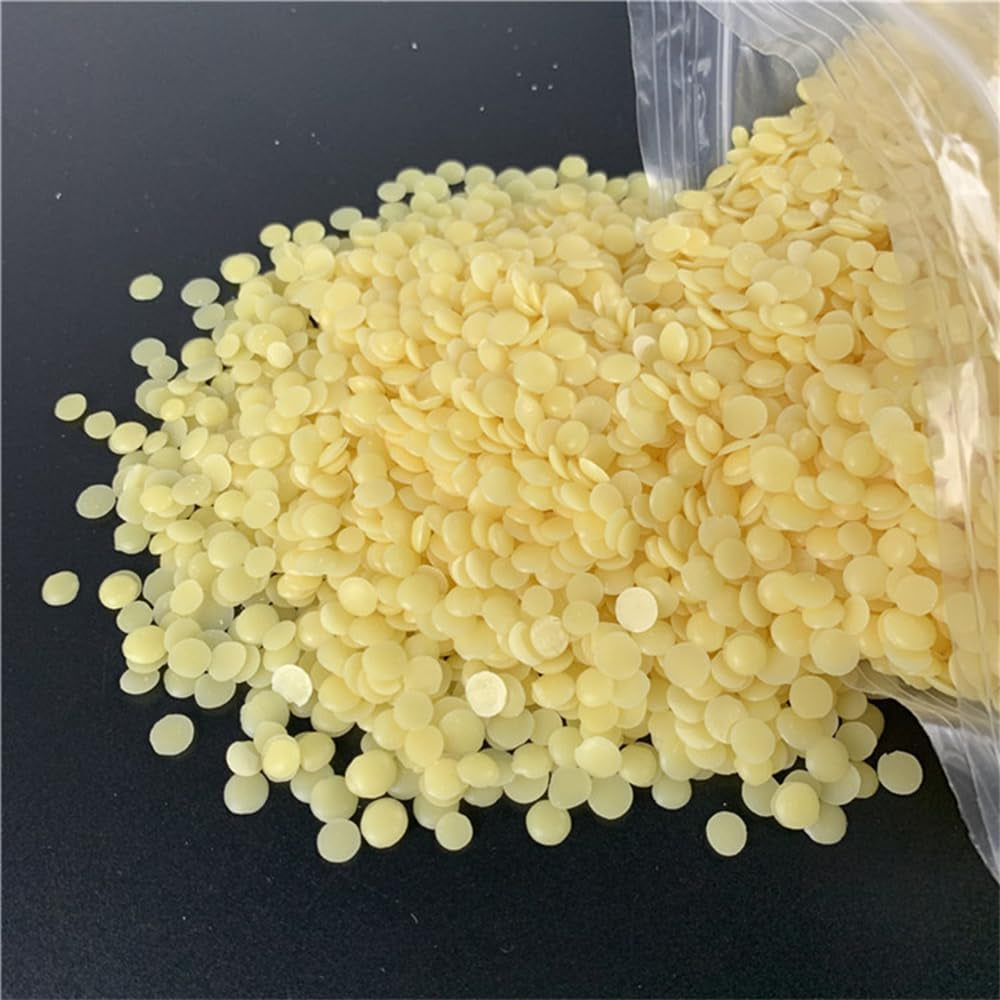 Candelilla Wax Pellets 14 Oz. 100% Pure Natual Vegan Wax for DIY Lip Balm, Soap and Candle Making, Creams and Lotions. Beeswax Alternative