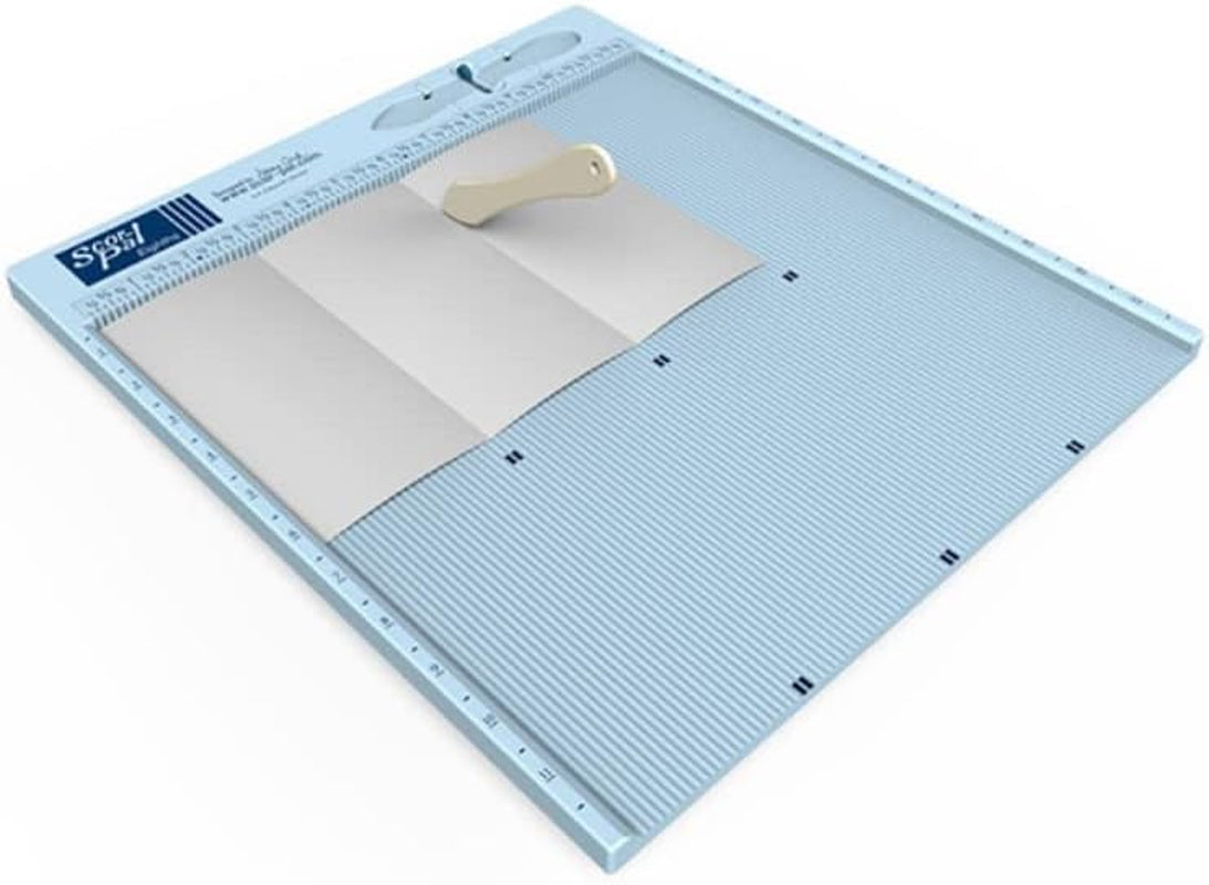 SP108 Eighths Measuring and Scoring Board, 12" by 12", 1/8" Space Grooves