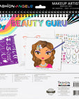 Make-Up & Hair Design Sketch Portfolio (11452) Sketchbook for Beginners, Sketchbook with Stencils and Stickers for Ages 6 and Up