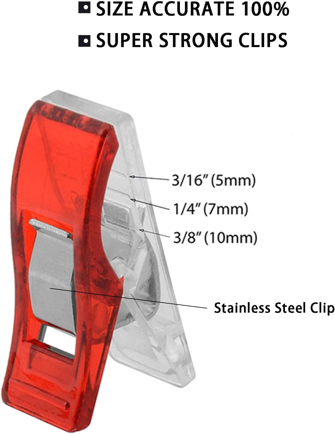 150 PCS Multipurpose Sewing Clips, Clips for Sewing, Quilting Clips for Fabric Sewing Binding Crafting, Assorted Bright Colors