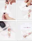 100Pcs Packaging for Small Business, Jewelry Package Supplies for Small Business, Jewelry Display Clear Bags for Selling, Small Craft Packaging Set for Bracelets, Key Chains, Earring(White)
