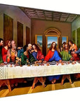 the Last Supper Diamond Painting Kits for Adults, Large Size 15.8"X31.5" Full Drill Diamond Arts Painting by Number Kits for Adults, DIY Painting Diamond Dot Arts Crafts for Home Wall Decor