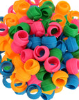 100 Pack Thread Spool Savers, Spool Huggers Thread Holder Organizer for Sewing Machine and Embroidery Machine, Prevent Thread Tails from Unwinding, No Loose Ends or Thread Tails