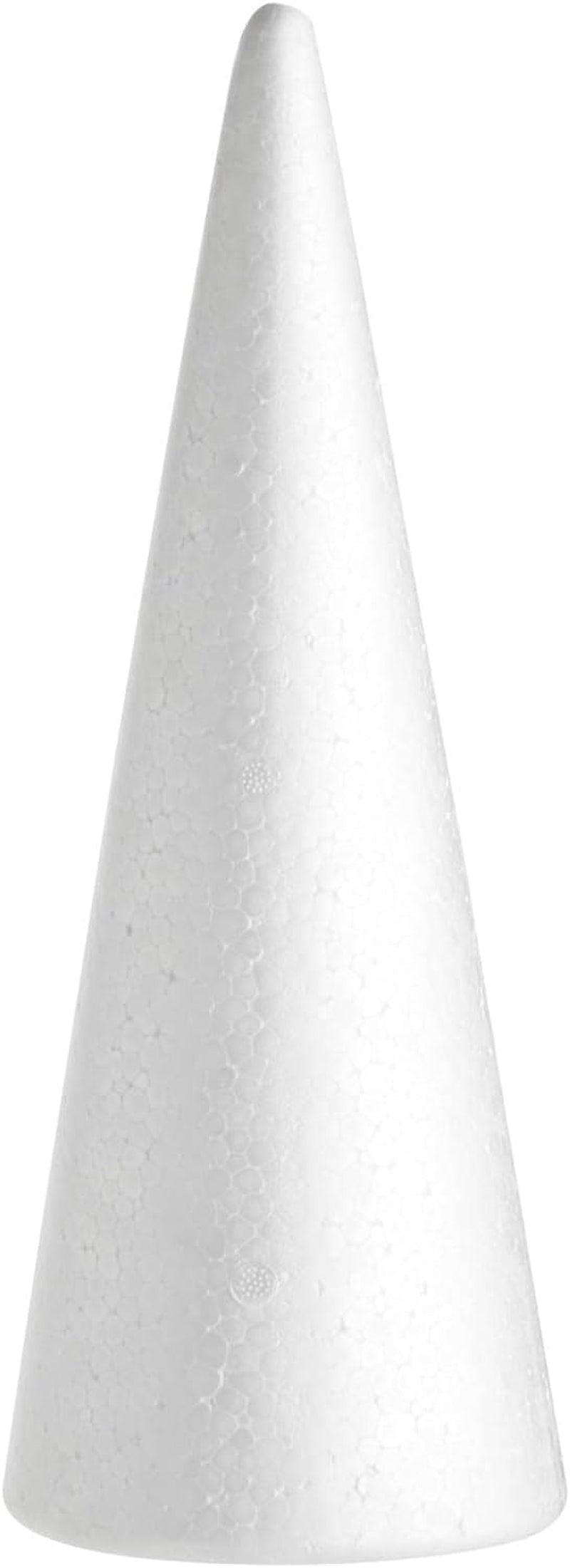 4 Pack Craft Foam - Foam Cones for Crafts, Trees, Holiday Gnomes, Christmas Decorations, DIY Art Projects (13.5X5.5 In)