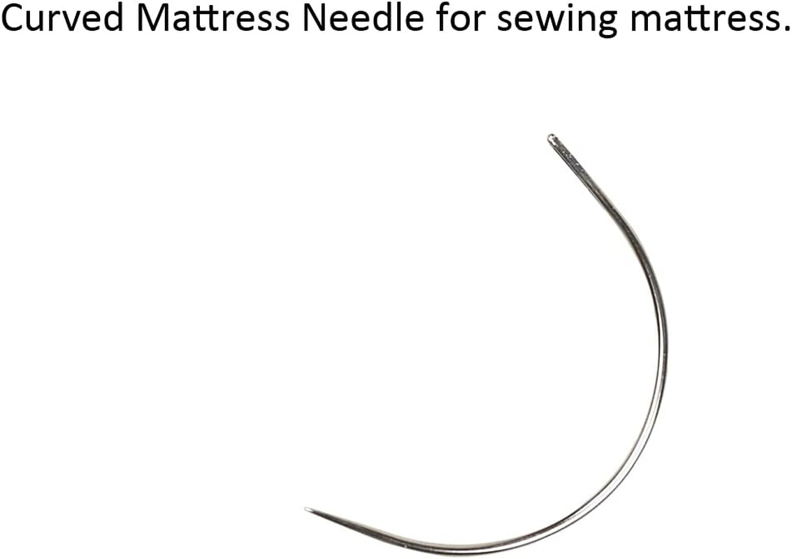 Hand Sewing Needle Kit, Heavy Duty Household Hand Needles for for Home Upholstery Carpet Leather Canvas Repair (7 Pieces)