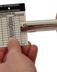 Single Hole Heavy Duty Hand Held Hole Punch - 1/8 Inch (3 Mm) Hole Punch, 2 Inch Reach, for Id Card, PVC Card, Badge, Foil, 5" Tall, Silver