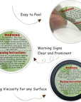 1000 PCS Candle Warning Labels, 1.5Inch round Candle Safety Labels Sticker for Candle Making DIY Candle Jars (Colourful)