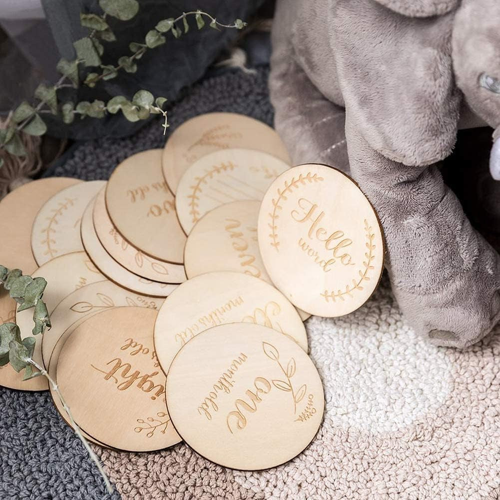 36 Pcs 3 Inch Unfinished Wood Circles for Crafts, Wood Rounds for Crafts, round Wood Discs for Crafts, Painting, Writing, DIY Supplies, Engraving and Carving, Home Decorations
