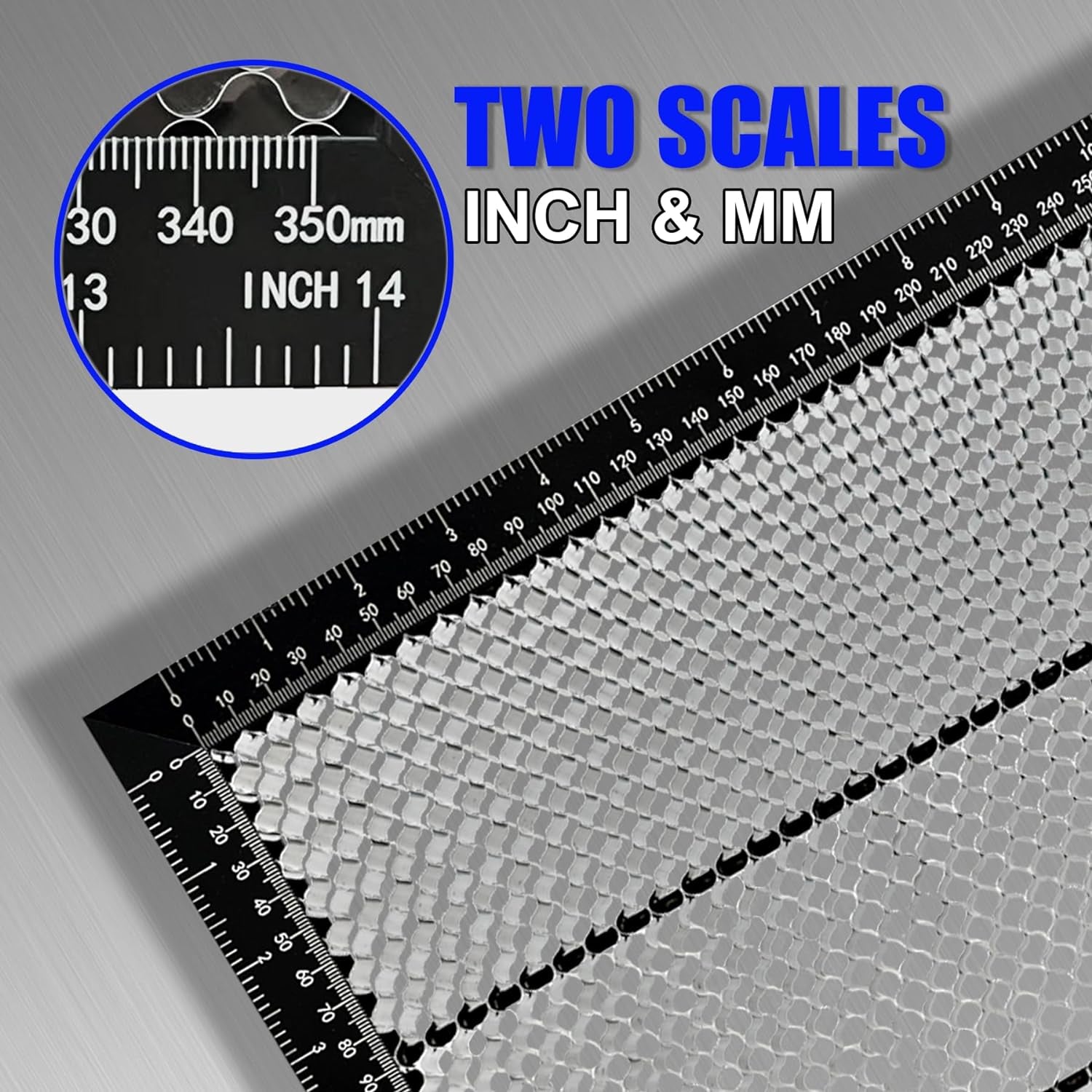 Honeycomb Laser Bed 500X500X22Mm(19.68"X19.68"X0.87") with Aluminum Panel, Honeycomb Working Table for Laser Cutter Engraver Table-Protecting, Fast Heat Dissipation, Smooth Edge Cutting