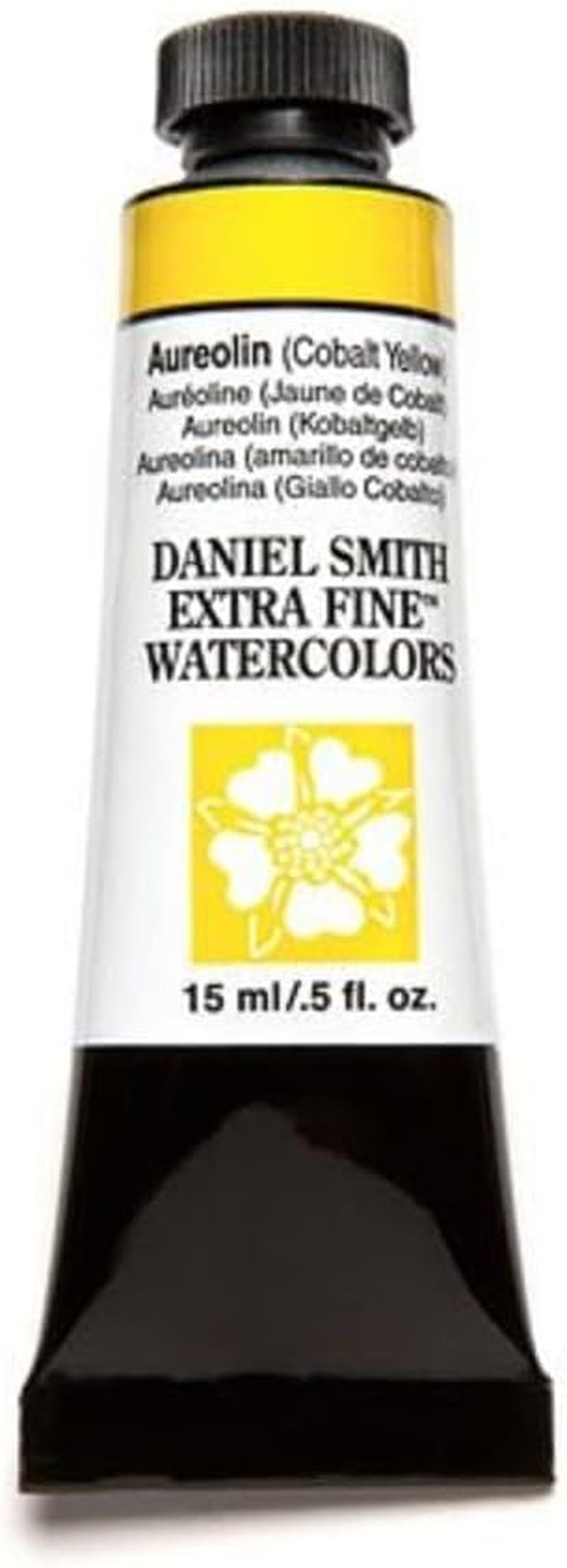Extra Fine Watercolor 15Ml Paint Tube, Aureolin Cobalt Yellow (284600006), 0.5 Fl Oz (Pack of 1)