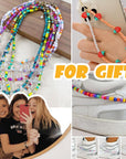 6720 Pcs 4Mm Seed Beads for Jewelry Making Kit, 6/0 48 Colors Bracelet Beads Pony Beads Waist Beads Kit with Pendant Charms Kit and Letter Beads