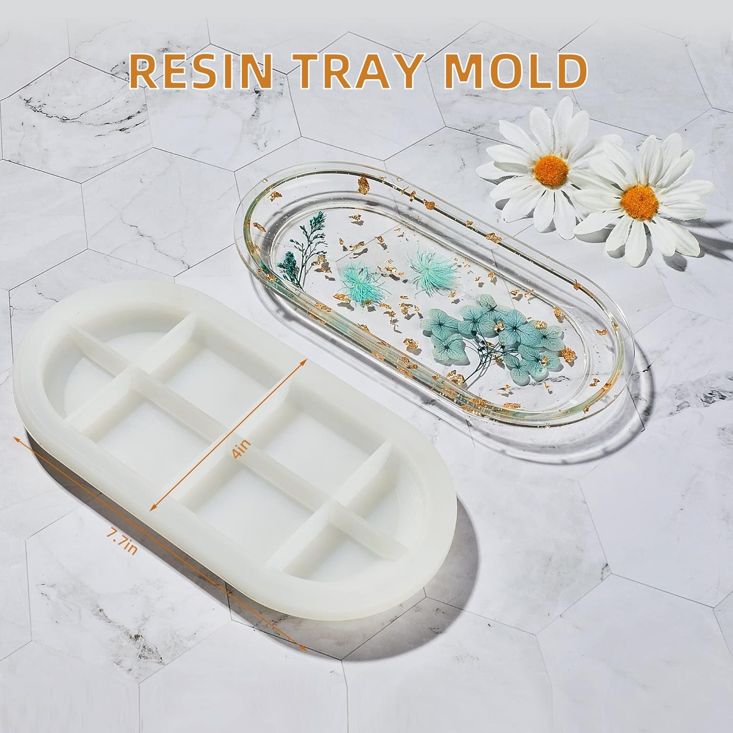 3-Piece Silicone Molds for Epoxy Resin - Rolling Tray Mold for Resin, Resin Pudding Jar Mold with Lid, Grinder Molds for Resin Casting, DIY Epoxy Resin Molds Kit for Storage and Decoration